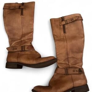 Steve madden coganc tan brown tall boots